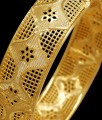 BR2256-2.8 Size Plain One Gram Gold Imitation Kada Bangles Screw Type