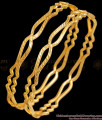 BR2290-2.8 Set Of Two Stylish 1 Gram Gold Bangles Neli Designs Shop Online