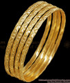 BR2293-2.6 Size Set Of Four Slim Gold Bangles Shop Online