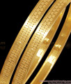 BR2302-2.4 New 1 Gram Gold Bangles Light Weight Designs Shop Online