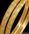 BR2306-2.6 New Arrivals Kerala Bridal Gold Bangles Hollow Designs Shop Online