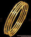 BR2307-2.4 One Gram Gold Bangles Regular Use Collections Shop Online