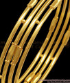 BR2307-2.4 One Gram Gold Bangles Regular Use Collections Shop Online