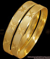 BR2309-2.10 Buy Laser Etched Matt Finish Gold Bangle Daily Wear Collections