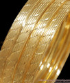 BR2312-2.8 Set Of Four One Gram Gold Bangle Daily Wear Collections