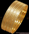 BR2314-2.8 Daily Wear Micro Gold Plated Bangles 4 Set for Women