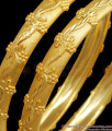 BR2316-2.10 Size Latest Bridal Designs Two Gram Gold Bangles 