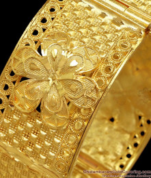 BR2350-2.4 Size Two Gram Gold kada Bangle Wedding Design For Women