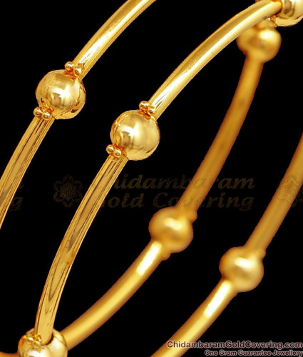 BR2358 2.6 Size 22k Gold Polish Guaranteed Bangle Daily Wear Collection