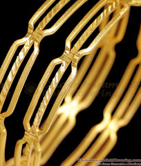 BR2363-2.4 Size Classic Handcrafted Gold Plated Bangle For Regular Use BR2363-2.4 Size Classic Handcrafted Gold Plated Bangle For Regular Use