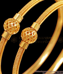 BR2371-2.10 Size Function Wear Ball Type Bangle 1 Gram Gold Bangle