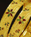 BR240-2.6 Size Enamel Design Broad Kada Bangles for Women Buy Online