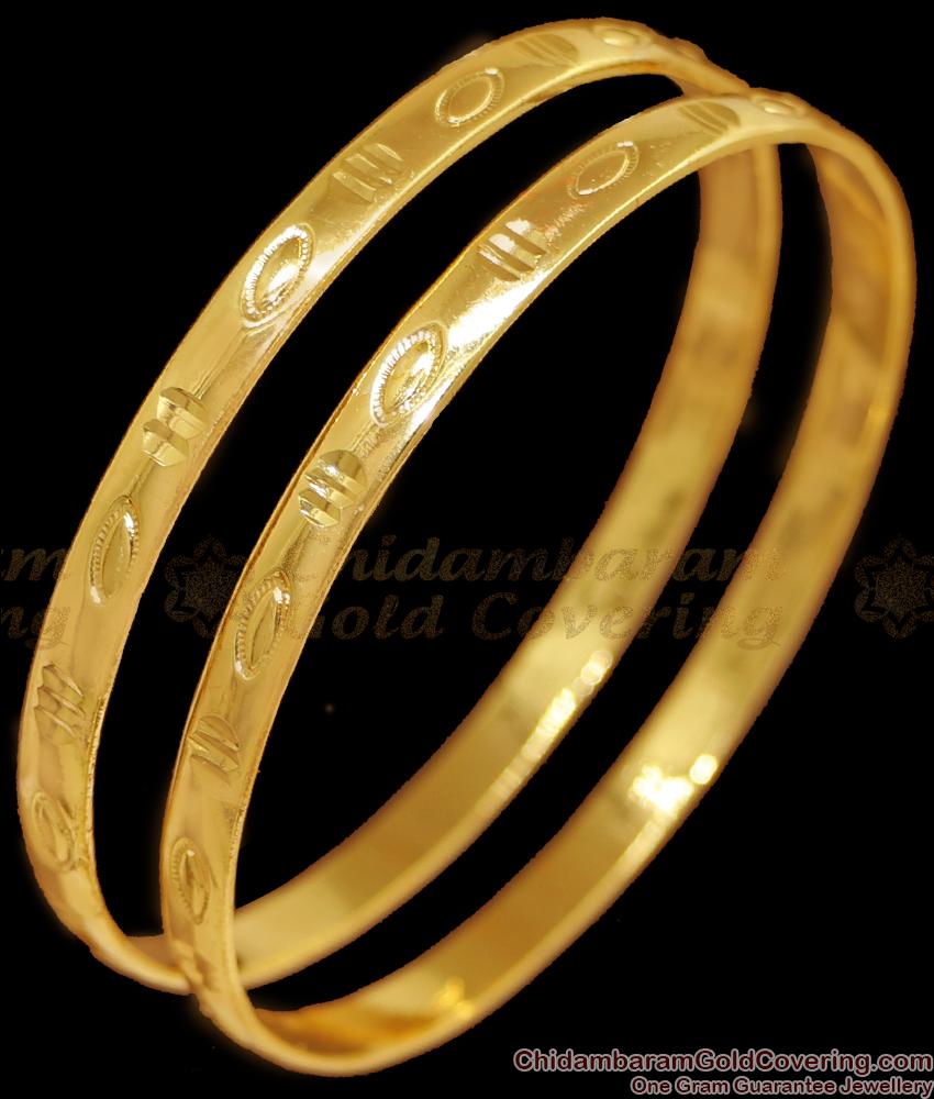 BR2413-2.8 Size One Gram Gold Impon Bangle Design At Affordable Price BR2413-2.8 Size One Gram Gold Impon Bangle Design At Affordable Price