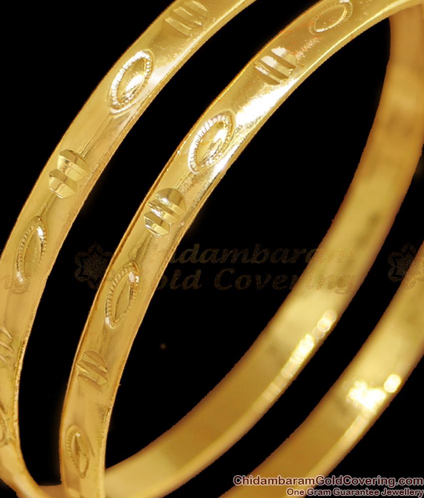 BR2413-2.8 Size One Gram Gold Impon Bangle Design At Affordable Price BR2413-2.8 Size One Gram Gold Impon Bangle Design At Affordable Price