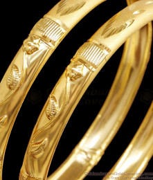 BR2419-2.4 Size Two Gram Forming Gold Bangle Light Weight Collection BR2419-2.4 Size Two Gram Forming Gold Bangle Light Weight Collection