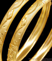 BR2432-2.6 Size Real Gold Design Bangles Guaranteed Imitation Jewelry