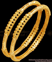 BR2481-2.10 Size High Quality Gold Plated Fancy Bangle Designs Online 