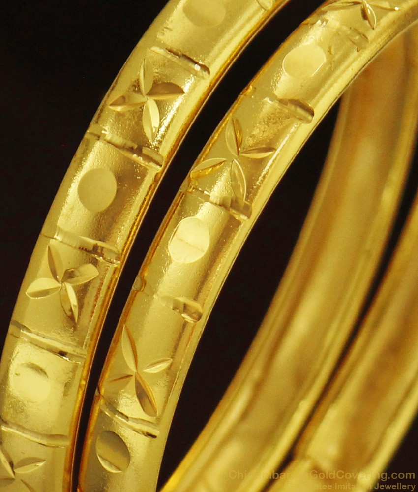 BR250-2.6 Size Light Weight Simple Two Bangles Set for Daily Use BR250-2.6 Size Light Weight Simple Two Bangles Set for Daily Use