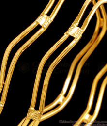 BR2509-2.10 Size New Arrival Gold Imitation Neli Bangle For Women