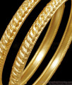 BR2537-2.4 Size 18K Gold Plated Plain Bangle Designs Daily Wear Collections BR2537-2.4 Size 18K Gold Plated Plain Bangle Designs Daily Wear Collections