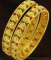 BR255-2.6 Size Broad Laxmi Kada Stone Bangles for Women