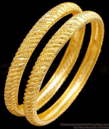 BR2550-2.8 Size Buy Forming Gold Designer Bangle Without Stone Online