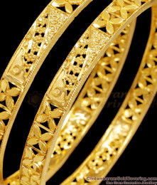 BR2563-2.8 Size Plain Regular Use Gold Imitation Bangle Designs Online