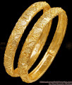 BR2578-2.6 Bridal Wear One Gram Gold Bangle Floral Design Online BR2578-2.6 Bridal Wear One Gram Gold Bangle Floral Design Online