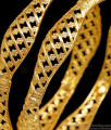 BR2593-2.6 Elegant One Gram Gold Bangle Floral Design For Daily Wear BR2593-2.6 Elegant One Gram Gold Bangle Floral Design For Daily Wear