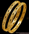 BR2600-2.8 Set Of 2 Regular Use Gold Plated Bangle Plain Design For Women BR2600-2.8 Set Of 2 Regular Use Gold Plated Bangle Plain Design For Women