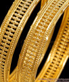 BR2604-2.6 Broad Kerala Pattern Micro Gold Plated Bangle For Marriage BR2604-2.6 Broad Kerala Pattern Micro Gold Plated Bangle For Marriage