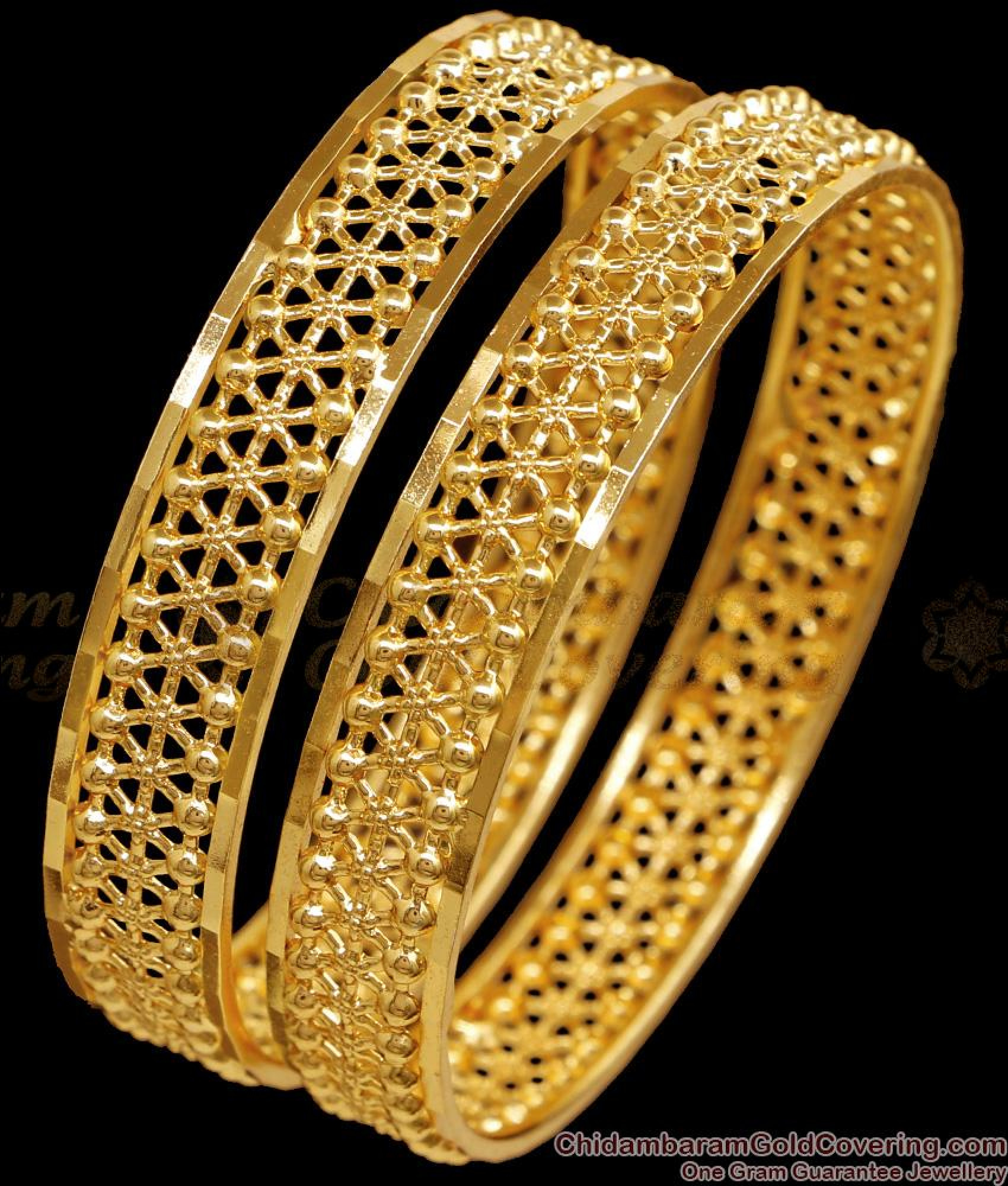 BR2605-2.6 Latest Wedding Designer Gold Bangle Collection Shop Online