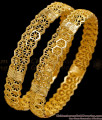 BR2608-2.4 Set Of Two Trendy Geometric Shaped Gold Bangle Designs For Women BR2608-2.4 Set Of Two Trendy Geometric Shaped Gold Bangle Designs For Women