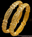 BR2609-2.8 Set Of Two Attractive 1 Gram Gold Bangle Wedding Jewelry For Women BR2609-2.8 Set Of Two Attractive 1 Gram Gold Bangle Wedding Jewelry For Women