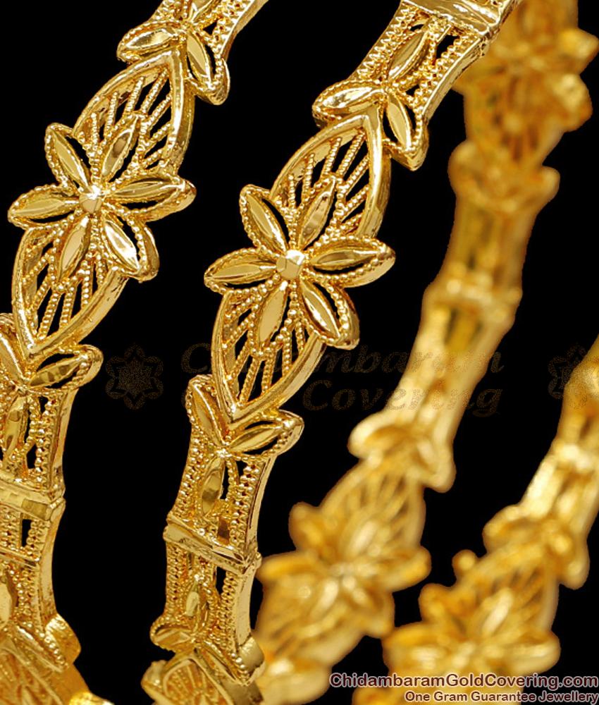 BR2612-2.6 Premium Quality Micro Gold Plated Bangle Design For Wedding