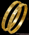 BR2616-2.4 Size Set Of 2 Matt Finish Forming Gold Bangle Bridal Collection Online