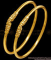 BR2626-2.10 Size Set Of Two Traditional One Gram Gold Bangle Design Online BR2626-2.10 Size Set Of Two Traditional One Gram Gold Bangle Design Online