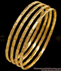 BR2650-2.8 Size Traditional Pure Impon Panchaloha 4 Set Bangle Design With Price