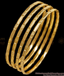 BR2650-2.8 Size Traditional Pure Impon Panchaloha 4 Set Bangle Design With Price
