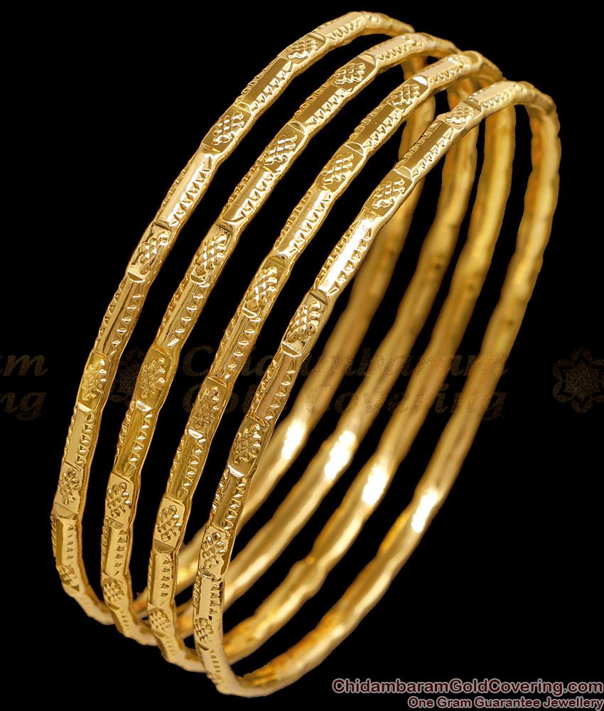 BR2650-2.8 Size Traditional Pure Impon Panchaloha 4 Set Bangle Design With Price BR2650-2.8 Size Traditional Pure Impon Panchaloha 4 Set Bangle Design With Price