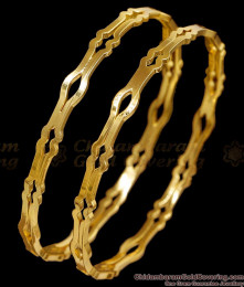 BR2658-2.6 Size Latest Light Weight Impon Bangle Zig Zag Design For Online