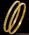 BR2662-2.6 Size Daily Wear 5 Metal Impon Bangle Dotted Design For Women BR2662-2.6 Size Daily Wear 5 Metal Impon Bangle Dotted Design For Women