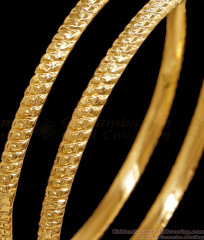 BR2668-2.8 Set Of 2 Original Impon 5 Metal Bangle Pain Design For Daily Wear