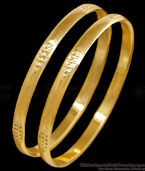 BR2669-2.4 Set Of 2 High Quality Plain Impon Bangle Design 5 Metal Jewelry BR2669-2.4 Set Of 2 High Quality Plain Impon Bangle Design 5 Metal Jewelry