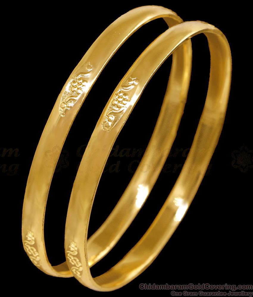 BR2671-2.6 Size Simple Daily Wear Impon Plain Bangle Design Women Fashion