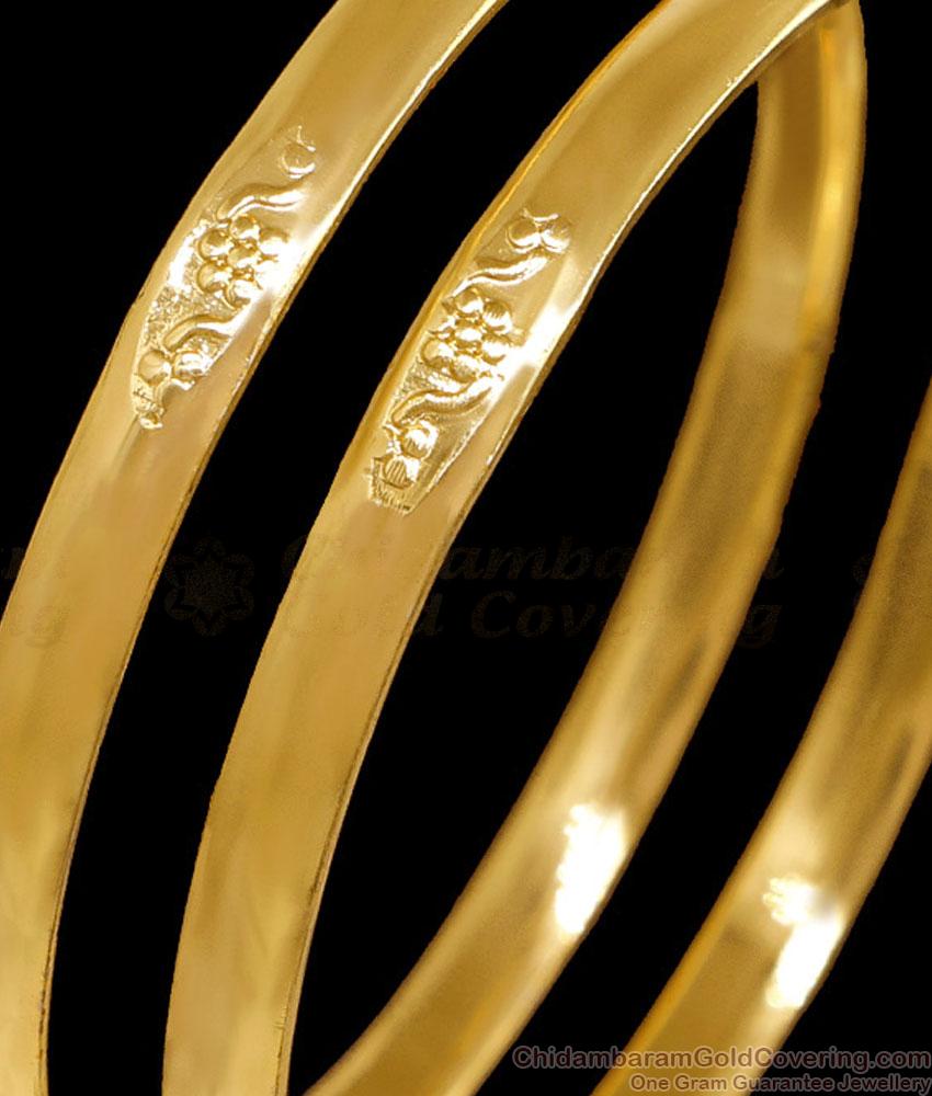 BR2671-2.6 Size Simple Daily Wear Impon Plain Bangle Design Women Fashion