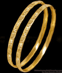 BR2672-2.8 Size Lakshmi Design Pure Impon Gold Plated Bangle Collections BR2672-2.8 Size Lakshmi Design Pure Impon Gold Plated Bangle Collections