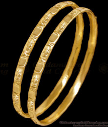 BR2672-2.8 Size Lakshmi Design Pure Impon Gold Plated Bangle Collections BR2672-2.8 Size Lakshmi Design Pure Impon Gold Plated Bangle Collections