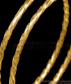 BR2675-2.6 Size Latest Five Metal Impon Bangle Twisted Design For Women BR2675-2.6 Size Latest Five Metal Impon Bangle Twisted Design For Women