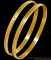 BR2678-2.8 Set Of 2 Plain Gold Tone Impon Panchaloha Bangle Design Online BR2678-2.8 Set Of 2 Plain Gold Tone Impon Panchaloha Bangle Design Online
